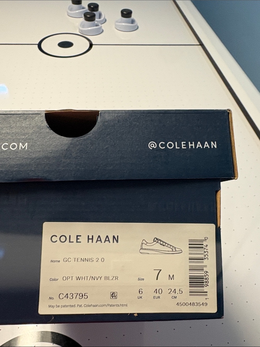 Cole Haan GC Tennis 2.0 Sneakers in Optic White and Navy Blazer